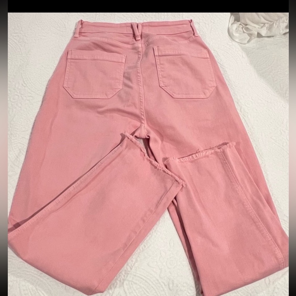 NWT -Vineyard Vines Jeans Womens 29. Pink High Rise Candiani denim size 29 - Picture 5 of 10